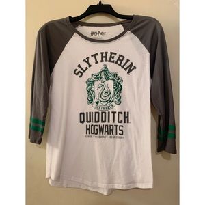 🌹 Harry Potter Slytherin Quidditch T Shirt
